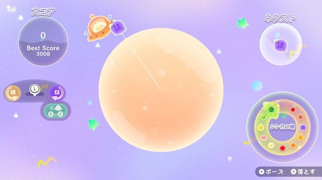 『スイカゲーム ぷらねっと』スイカ作り、舞台は宇宙へ！ 円形ステージに変化し理不尽なゲームオーバーが軽減。フィーバータイムやマルチプレイも登場し、さらにシンカした遊び体験に【先行プレイレポ】