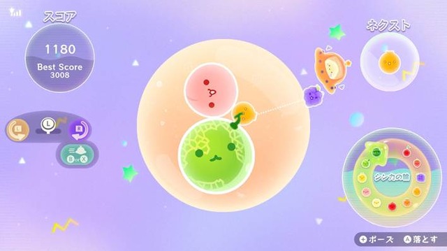 『スイカゲーム ぷらねっと』スイカ作り、舞台は宇宙へ！ 円形ステージに変化し理不尽なゲームオーバーが軽減。フィーバータイムやマルチプレイも登場し、さらにシンカした遊び体験に【先行プレイレポ】