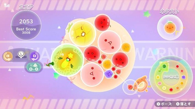 『スイカゲーム ぷらねっと』スイカ作り、舞台は宇宙へ！ 円形ステージに変化し理不尽なゲームオーバーが軽減。フィーバータイムやマルチプレイも登場し、さらにシンカした遊び体験に【先行プレイレポ】