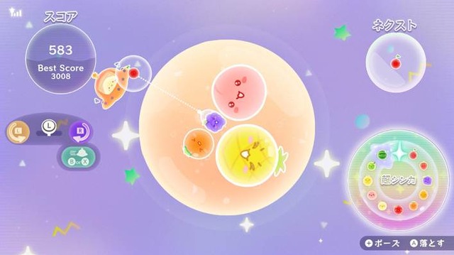 『スイカゲーム ぷらねっと』スイカ作り、舞台は宇宙へ！ 円形ステージに変化し理不尽なゲームオーバーが軽減。フィーバータイムやマルチプレイも登場し、さらにシンカした遊び体験に【先行プレイレポ】