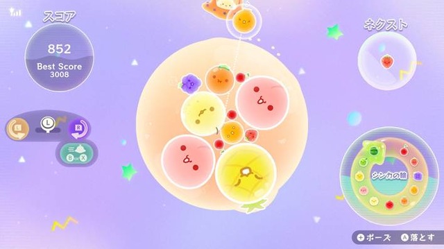 『スイカゲーム ぷらねっと』スイカ作り、舞台は宇宙へ！ 円形ステージに変化し理不尽なゲームオーバーが軽減。フィーバータイムやマルチプレイも登場し、さらにシンカした遊び体験に【先行プレイレポ】