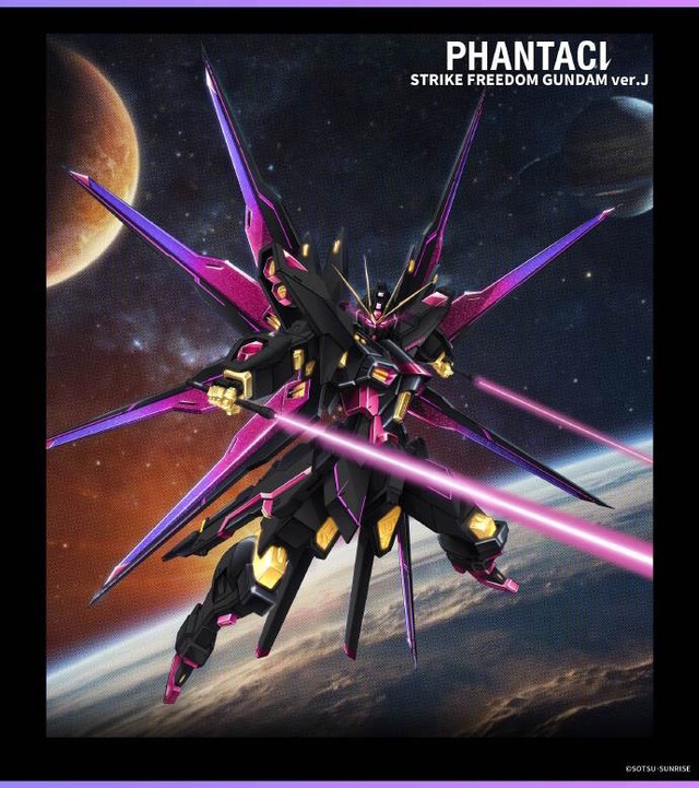 「ストライクフリーダムガンダム」が黒・ピンク・金のカラーリングでMETAL BUILD化！特徴的な見た目の「PHANTACi」コラボ商品公開