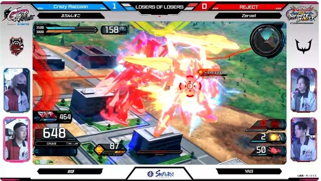 「GGGP × RAGE」OPEN部門優勝は永田小隊の4人！ Crazy Raccoon、DetonatioN FocusMe、REJECT、ZETA DIVISIONのストリーマーが練習の成果を披露し、熱狂に包まれた2日間をレポート【ガンダム EXVS2 イニブ】