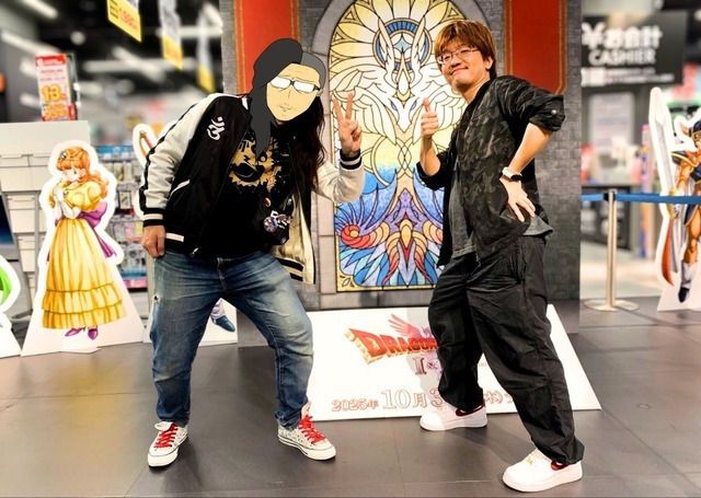 『ドラゴンクエストI＆II』りゅうおう様が大阪にあらわれた！早坂Pともエンカウント!? 2人PTでイベントにガンガンいってみた【吉田輝和の取材絵日記＆インタビュー】