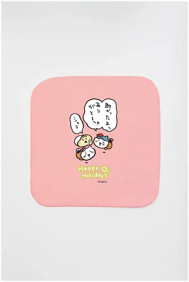 チキンになっちゃった…「ちいかわ」クリスマスモチーフの新デザイン「Happy Holidays」全4種がTalking Heads ODMに追加