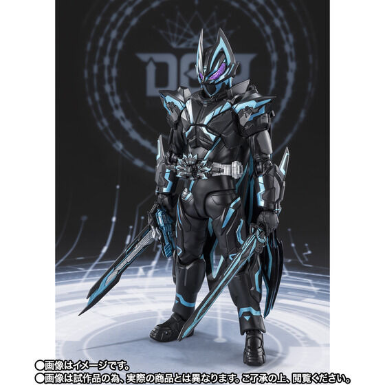 “二刀流”を楽しめる！「仮面ライダーXギーツ」アクションフィギュアがCTM先行抽選販売ー漆黒ボディにメタリックブルーのラインが美しい