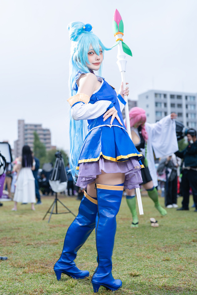 アクア「この素晴らしい世界に祝福を！」／水羽えと（X：@Etocha_cos）