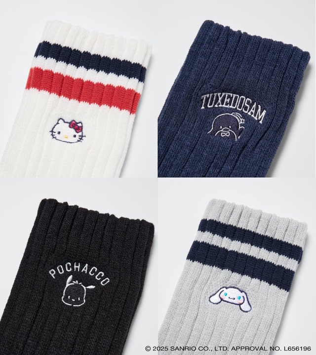 ユニクロ「サンリオキャラクターズ」のコレクション発売！ワンポイントの「シナモロール」や「ポチャッコ」たちがお洒落