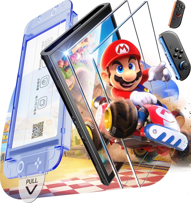 気泡ゼロで付けられて気持ちいい。Switch 2用フィルムが70%オフで買えるぞ #Amazonブラックフライデー