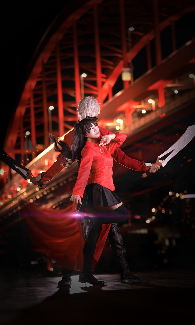 遠坂凛『Fate/stay night』／ラインハルト（X：@meimy7111）