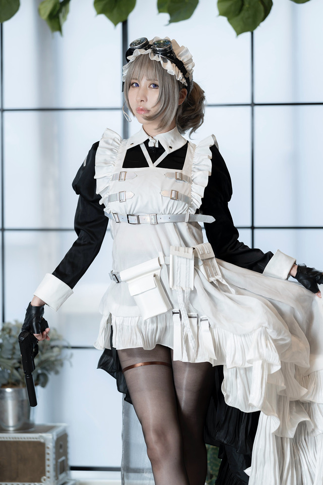 コンバットメイド／じゅん（X：@Jyn_tw）、撮影：葉-よう-（X：@you_denisan）