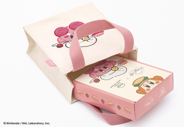 ふわふわ立体サガラ刺繡の「カービィ」が可愛い！キャプテンスイーツバーガーコラボトートバッグセットを期間限定販売