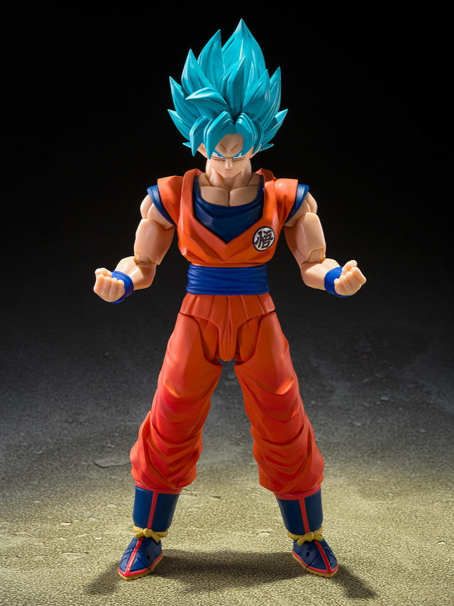 「ドラゴンボール超」より「超サイヤ人ゴッド孫悟空」アクションフィギュアが2バージョンで展開！3種の交換用表情パーツで様々なシーンを演出