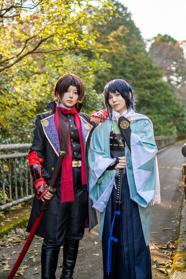 大和守安定／れん（X：@SaK1636）、加州清光／いすず（X：@1su_zu）