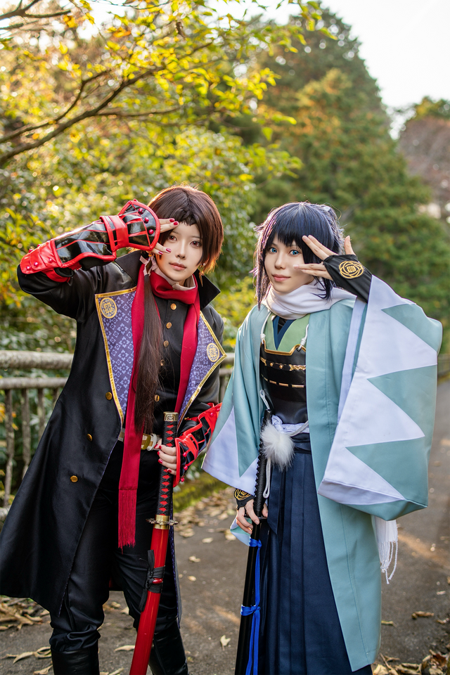 大和守安定／れん（X：@SaK1636）、加州清光／いすず（X：@1su_zu）