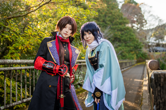 大和守安定／れん（X：@SaK1636）、加州清光／いすず（X：@1su_zu）