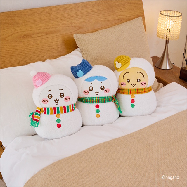 「エニマイくじ ちいかわ」全ラインナップ公開！“ゆきだるまになっちゃった！”なハチワレ、うさぎら6人のマスコットが可愛い