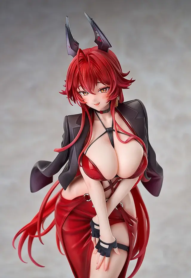 ジャケットを脱ぐとセクシーな背中が露わに…！『勝利の女神：NIKKE』より「レッドフード」フィギュアが予約受付開始