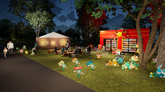 ピカチュウら、でんきタイプがお出迎え！「横浜赤レンガ倉庫」の『ポケモン』ブースが見所満載ーミアレシティをイメージした装飾も素敵