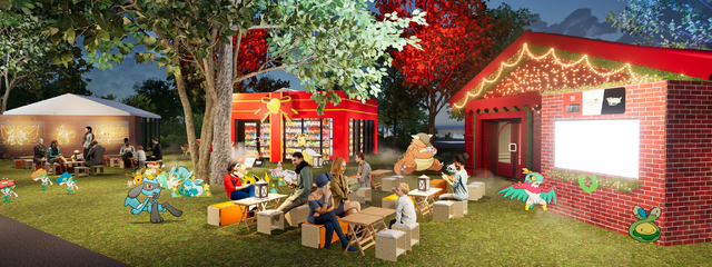 ピカチュウら、でんきタイプがお出迎え！「横浜赤レンガ倉庫」の『ポケモン』ブースが見所満載ーミアレシティをイメージした装飾も素敵