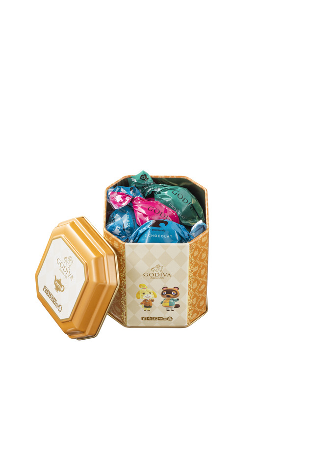 『どうぶつの森』×「ゴディバ」2026年バレンタイン限定コレクション！“ティーパーティー”をコンセプトに、キャラチョコ入りの缶とグッズセットなど展開