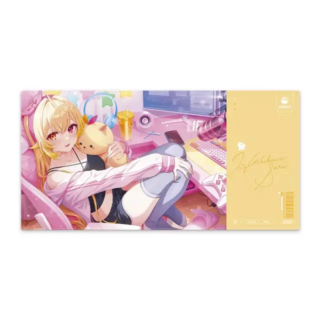 にじさんじ・ローレン、星川サラら6名の「コラボゲーミングデバイス」が予約開始！キーキャップセットやマウスパッドのデザインも初公開