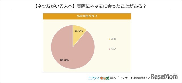 実際にネッ友に会ったことがある？