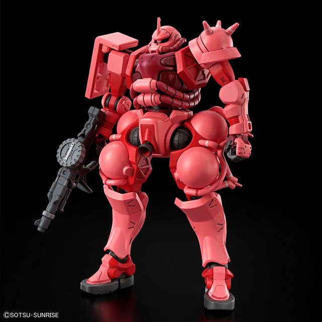 新作ガンプラ「HG シャア専用ザク(GQ)」の新たな商品画像お披露目！白いガンダムに譲った「シャアキック」のポーズも決まる