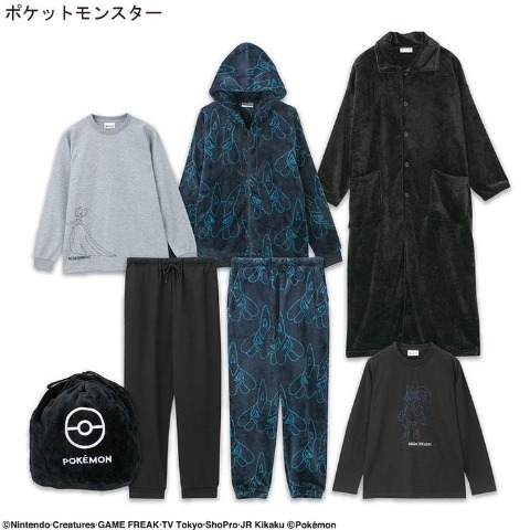 「ポケモン」アベイル福袋が12月2日12時よりオンラインで予約販売開始！ブラッキーやコダックなどをデザインしたアパレル5点セット全6商品