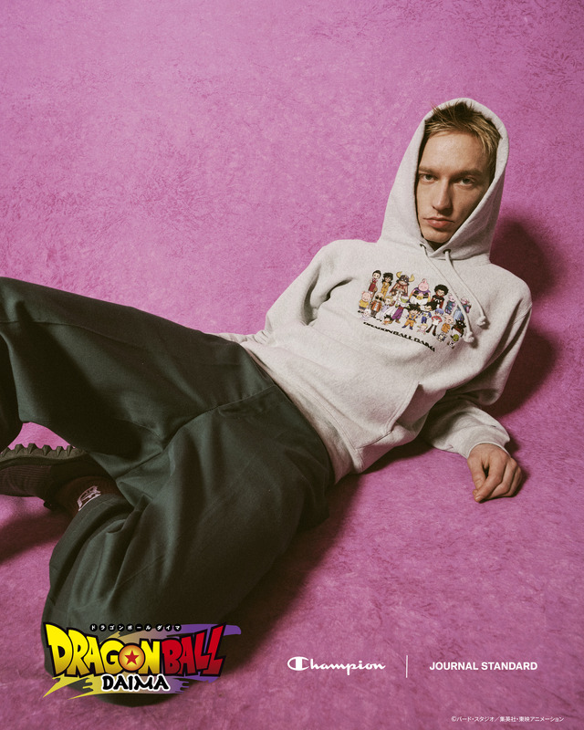 「ドラゴンボールDAIMA」×「Champion」スペシャルコレクション！孫悟空やベジータ、超サイヤ人4などをプリントした耐久性抜群のアパレル