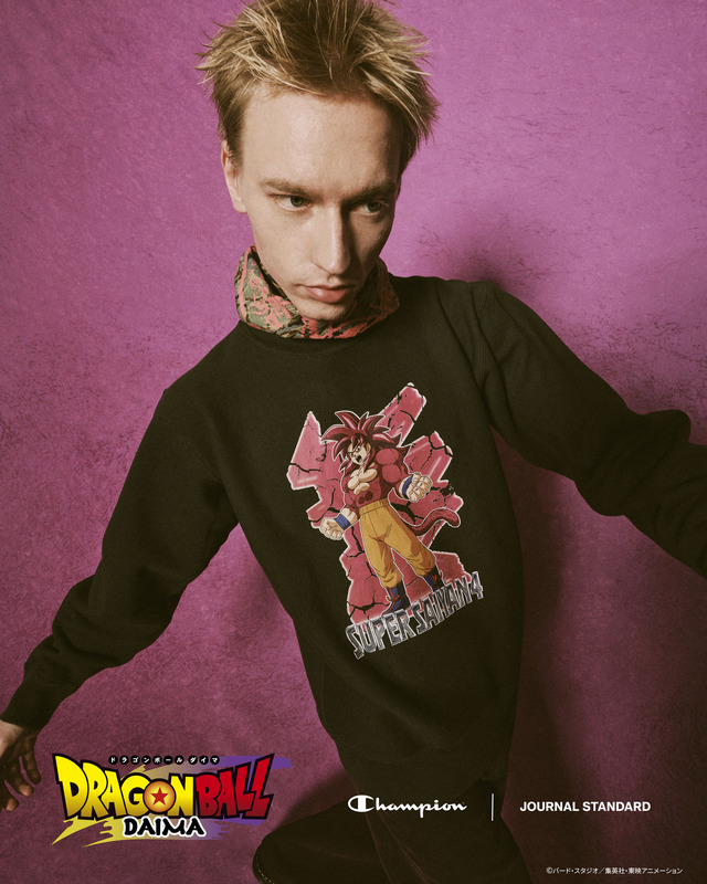「ドラゴンボールDAIMA」×「Champion」スペシャルコレクション！孫悟空やベジータ、超サイヤ人4などをプリントした耐久性抜群のアパレル