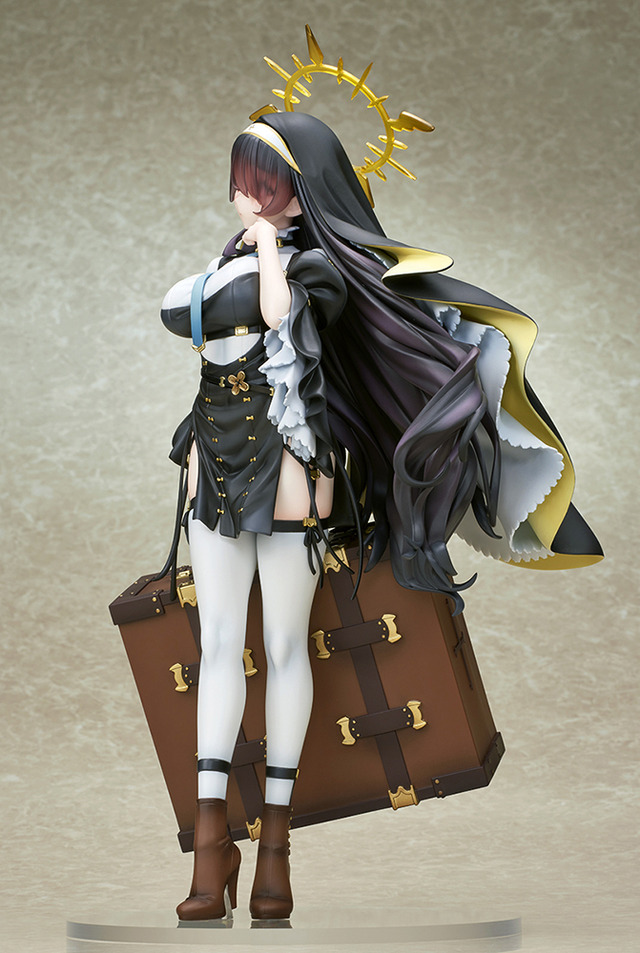 黒衣の修道服から魅せる太もも…！『ブルアカ』より「ヒナタ」1/7スケールフィギュアが予約受付開始