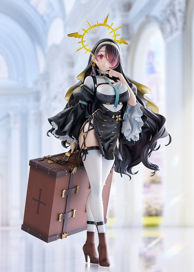 黒衣の修道服から魅せる太もも…！『ブルアカ』より「ヒナタ」1/7スケールフィギュアが予約受付開始