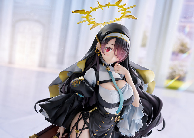 黒衣の修道服から魅せる太もも…！『ブルアカ』より「ヒナタ」1/7スケールフィギュアが予約受付開始