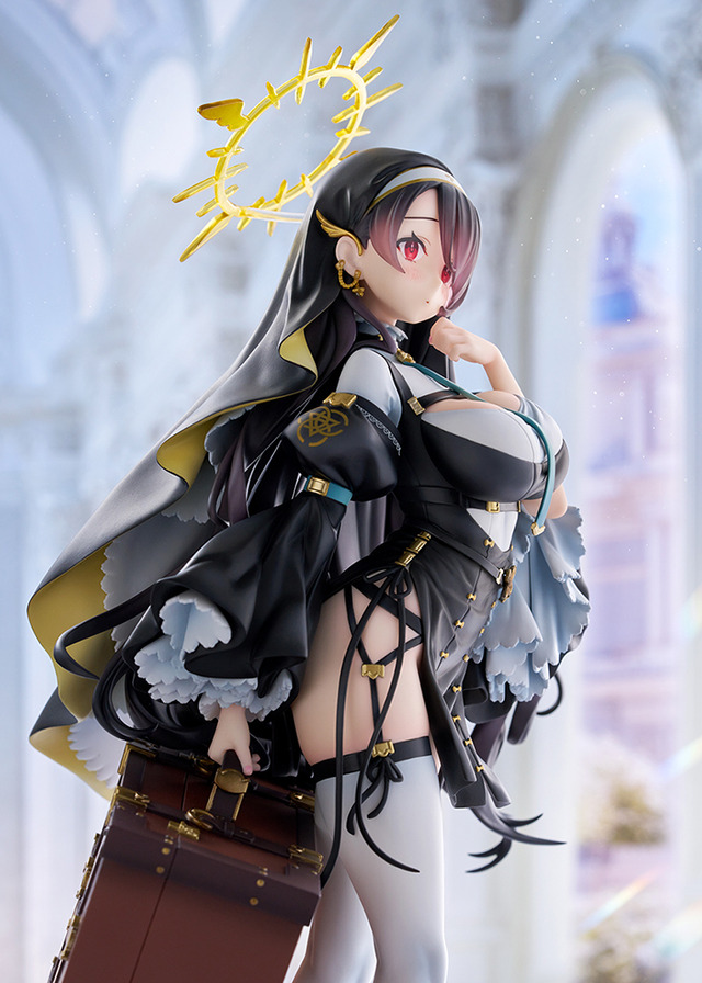 黒衣の修道服から魅せる太もも…！『ブルアカ』より「ヒナタ」1/7スケールフィギュアが予約受付開始