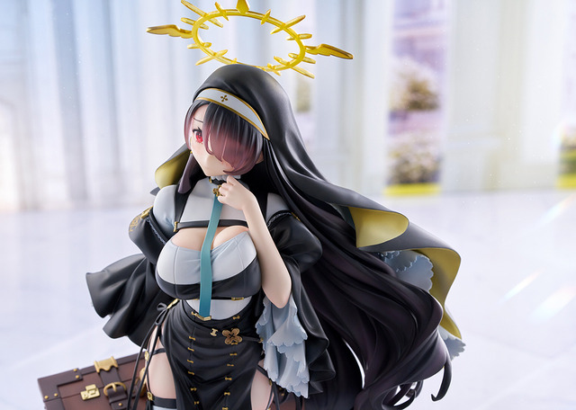 黒衣の修道服から魅せる太もも…！『ブルアカ』より「ヒナタ」1/7スケールフィギュアが予約受付開始