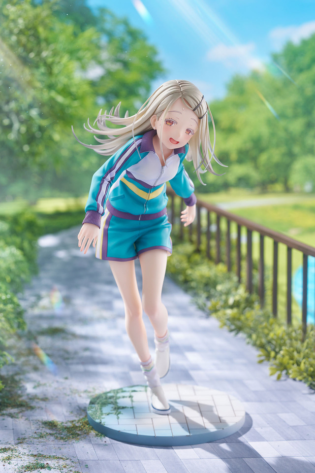 細く華奢な足で今にも倒れそうなのに、“にへら～”とした笑顔！『学マス』レッスンウェア姿の「篠澤 広」完全受注生産限定フィギュアが予約開始