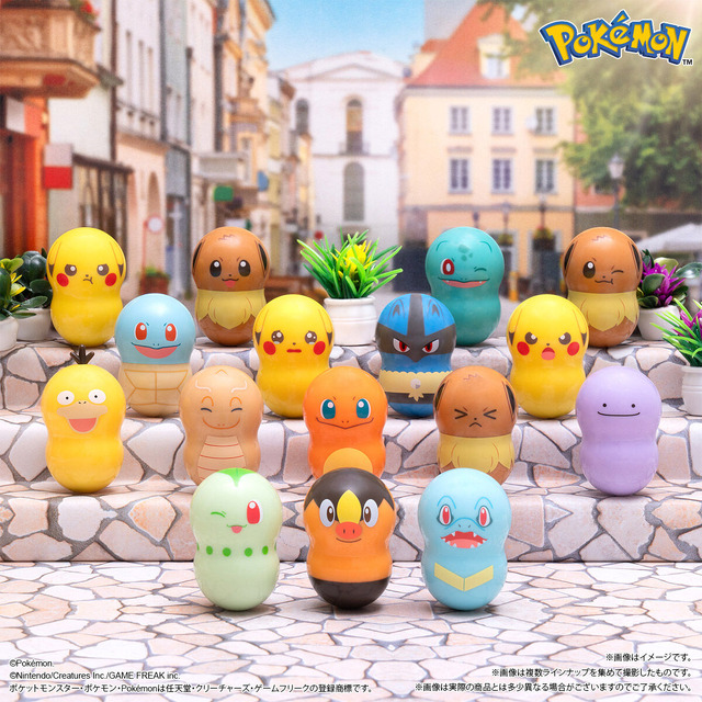 表情豊かなピカチュウ、イーブイたち！『ポケモン』ポカブなど全16種のキュートなフォーマット「クーナッツ」第10弾が発売