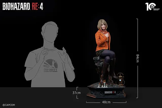 お値段53万の“リアル”感！『バイオ RE:4』 より「アシュリー・グラハム」が1/2 スケールで立体化、台座にはLEDライトを内蔵