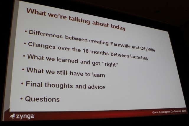 【GDC2011】ジンガが振り返る『FarmVille』から『CityVille』で得た教訓