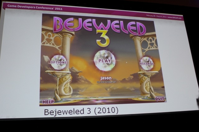 【GDC2011】毎日1億回以上遊ばれる不朽の名作パズル『Bejeweled』の10年を振り返るポストモーテム