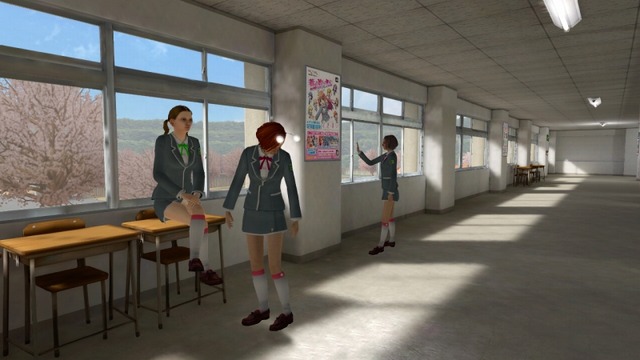 アイレム、『PlayStation Home』に新ラウンジ「どきどきの学園生活」をオープン