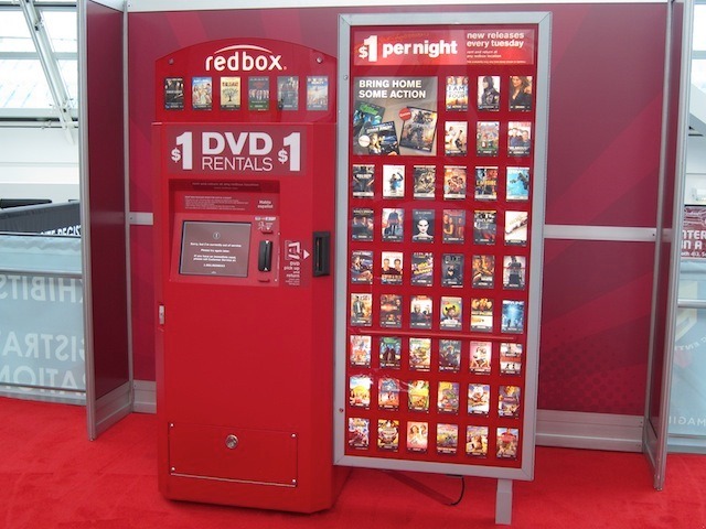redboxはレンタルマシンです