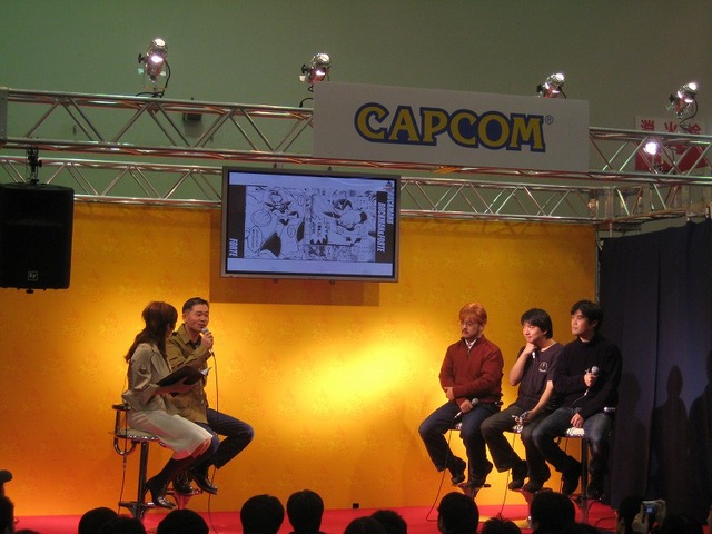 【ロックマン20周年記念イベント】 稲船氏や漫画家の先生が登場しトークショーを展開