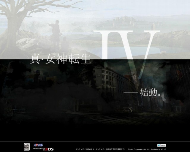 3DS『真・女神転生IV』が発表、ティーザーサイトでイメージ初公開