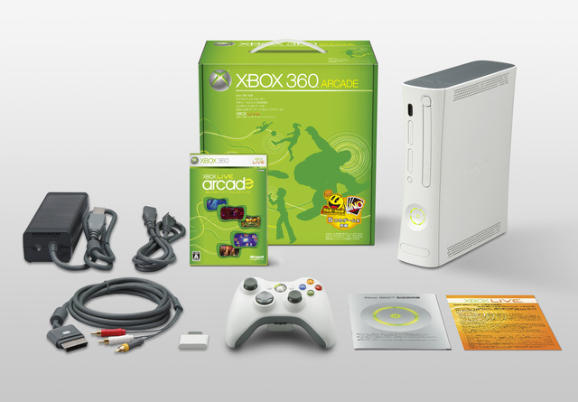 Xbox360 LIVE アーケードのゲームがセットになった新モデルを発売