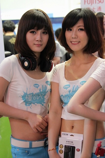 【China Joy 2012】とれたて中国美人をお届け！ゲームショウを彩るコンパニオンたち200枚(1)