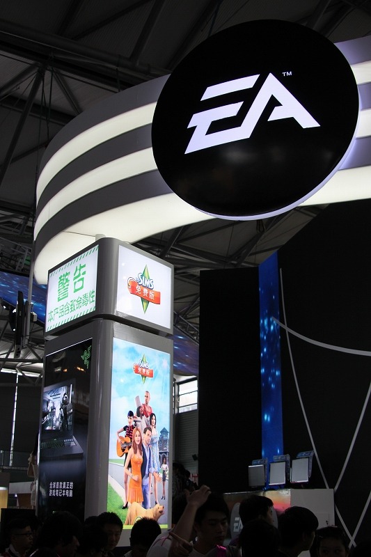 【China Joy 2012】EA & PopCapブースはデジタルタイトルがズラリ