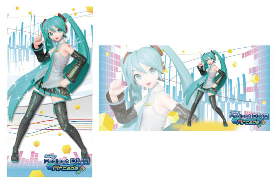 初音ミク Project DIVA Arcade 　マイクロファイバータオル