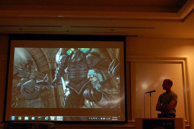 【CEDEC 2012】ユーザーとのインタラクションで進化を続ける『Infinity Blade』のメイキングをChairの開発者が明かす